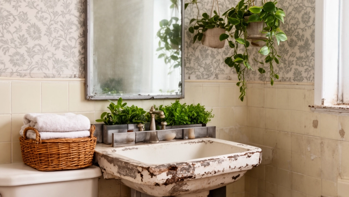 Jak odnowić starą łazienkę bez remontu