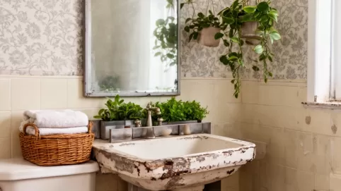 Jak odnowić starą łazienkę bez remontu
