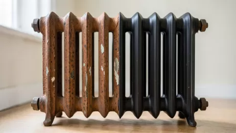 kaloryfer żeliwny jak odnowić