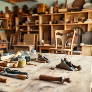 Renowacją mebli warsztat