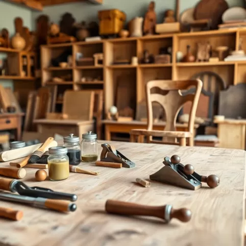 Renowacją mebli warsztat